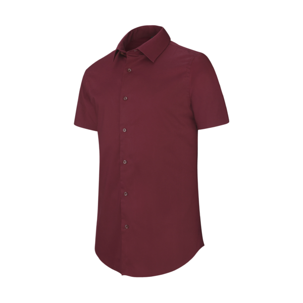 Camicia uomo elasticizzata manica corta - immagine 2