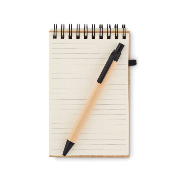Quaderno A6 con copertina in bambù - immagine 3