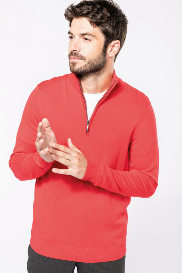 Maglione uomo mezza zip
