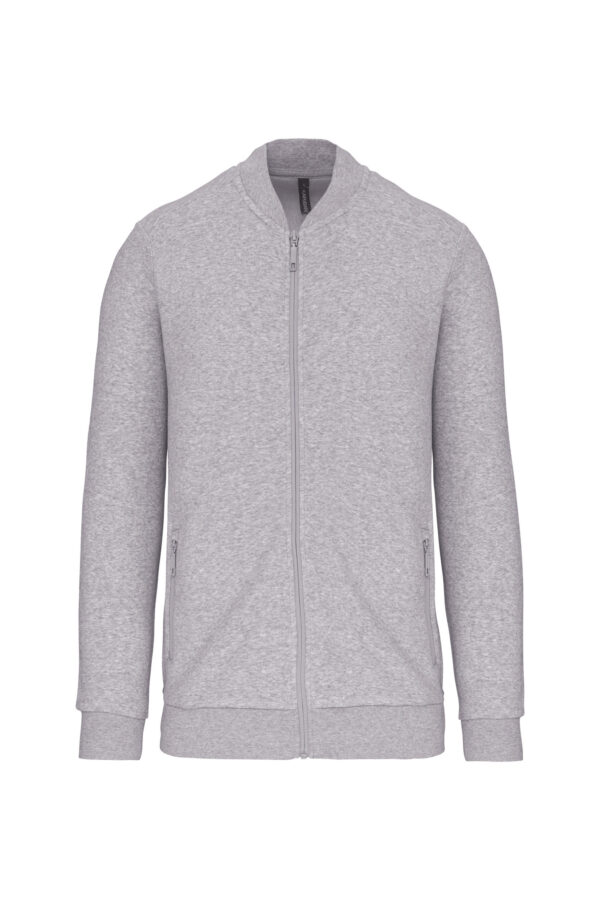Giacca in felpa con zip - immagine 4